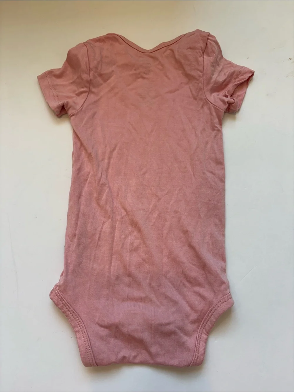 Kyte BABY Soft Pink Short-Sleeve Bodysuit 3-6Months